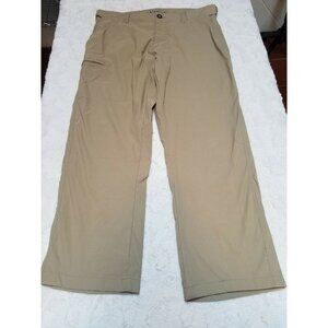 LB Tech Womens Chino Pants Size 36 Classic Fit High-Rise Side Pockets Khaki New